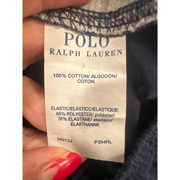 Polo Ralph Lauren Mens Sleepwear Jogger Lounge Pants small cotton sweatpants - Picture 8 of 8